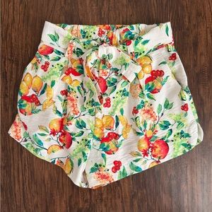 NWOT LC Lauren Conrad Fruit Shorts Women Size Small
